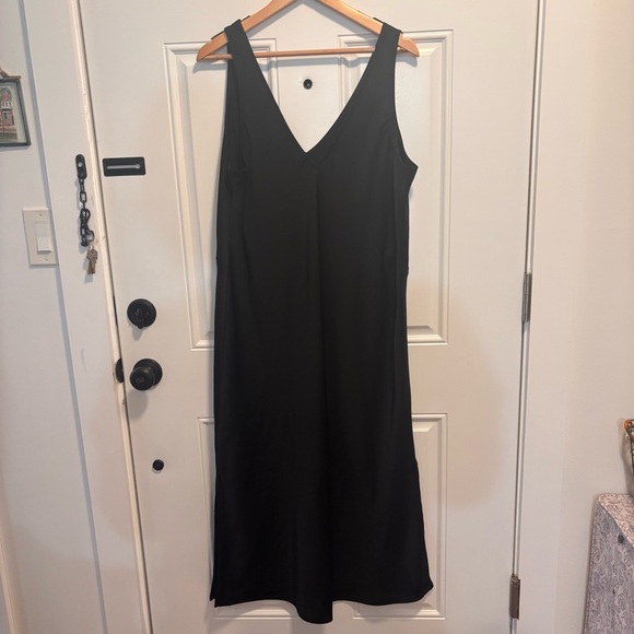 A New Day V-Neck Slip Midi Dress in Black - Picture 8 of 12